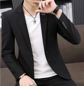 Men bazar Solid Single Breasted Formal, Party, Festive & Wedding Men Blazer