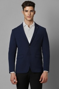 LOUIS PHILIPPE Solid Single Breasted Casual Men Blazer