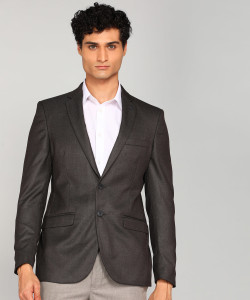 Raymond Solid Single Breasted Formal Men Blazer