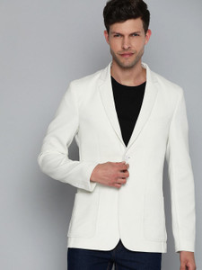 HERE&NOW Solid Single Breasted Casual Men Blazer
