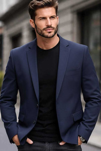 Purever India Solid Single Breasted Festive & Wedding Men Blazer