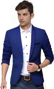 HUMJOLI MENS WEAR Solid Single Breasted Casual, Formal, Party, Festive & Wedding Men Blazer