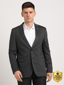 TURTLE Self Design Single Breasted Casual Men Blazer