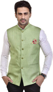 Qitty Solid Single Breasted Festive & Wedding Men Blazer