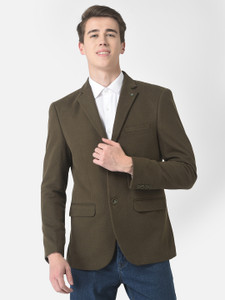 CRIMSOUNE CLUB Solid Single Breasted Casual Men Blazer