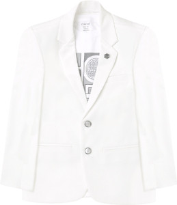 CAVIO Solid Single Breasted Party Boys Blazer