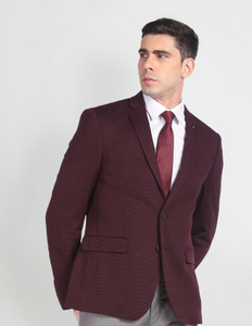 ARROW Solid Single Breasted Formal Men Blazer