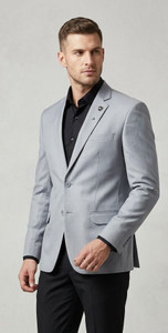 ASTHETIC Solid Single Breasted Party, Festive, Formal, Wedding, Casual Men Blazer
