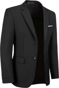 SOFTINO Solid Single Breasted Formal, Festive, Party Men Blazer