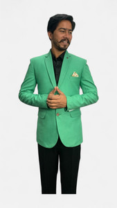 gargian master cut Solid Single Breasted Formal, Party Men Blazer