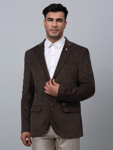CANTABIL Self Design Single Breasted Formal Men Blazer
