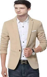 HUMJOLI MENS WEAR Solid Single Breasted Casual, Formal, Party, Festive & Wedding Men Blazer