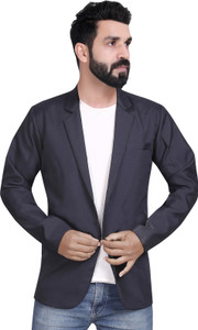 Abc Garments Solid Single Breasted Casual Men Blazer