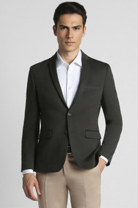PETER ENGLAND Solid Single Breasted Formal Men Blazer