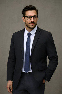 CADMON Solid Single Breasted Wedding Men Blazer