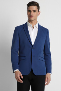 PETER ENGLAND Solid Single Breasted Casual Men Blazer