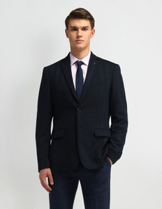 ARROW Self Design Single Breasted Formal Men Blazer