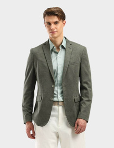 ARROW Self Design Single Breasted Formal Men Blazer