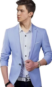 HUMJOLI Solid Single Breasted Casual, Formal, Party, Festive & Wedding Men Blazer
