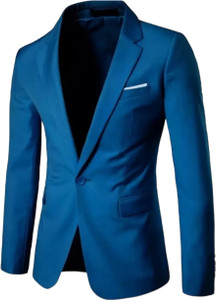 Men bazar Solid Single Breasted Festive & Wedding, Formal, Casual Men Blazer