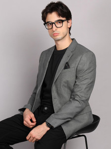 KILLER Checkered Single Breasted Casual Men Blazer