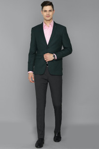 Allen Solly Solid Single Breasted Formal Men Blazer