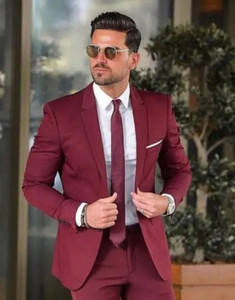 TRULYFEB Solid Single Breasted Casual, Festive, Festive & Wedding, Formal, Wedding, Party Men Blazer