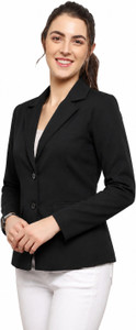 Allen Max Solid Single Breasted Casual, Festive & Wedding, Formal, Lounge Wear Women Blazer