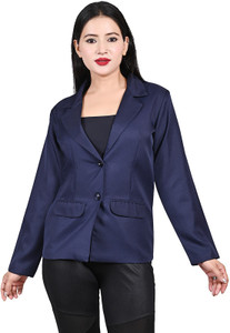 BlueKart Solid Single Breasted Casual, Lounge Wear, Festive & Wedding, Party, Sports, Beach Wear, Formal Women Blazer