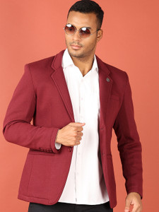 V-MART Solid Single Breasted Casual, Festive & Wedding Men Blazer