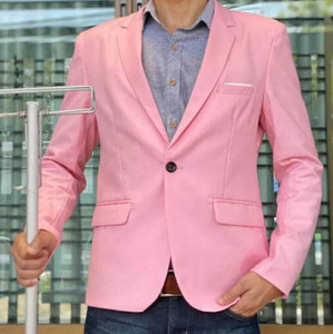 Swara Craft Solid Single Breasted Casual Men Blazer