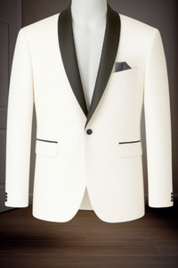 RaeenMensWear Solid Tuxedo Style Festive, Festive & Wedding, Party, Wedding Men Blazer