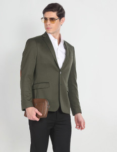 ARROW Solid Single Breasted Formal Men Blazer