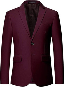 ATF Solid Double Breasted Festive & Wedding, Wedding, Formal Men Blazer