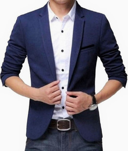 TRULYFEB Solid Single Breasted Casual, Festive, Festive & Wedding, Formal, Party, Wedding Men Blazer