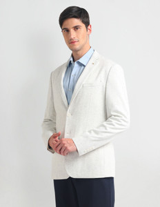 ARROW Solid Single Breasted Formal Men Blazer