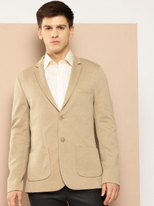 INVICTUS Solid Double Breasted Casual Men Blazer