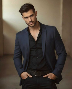 CADMON Solid Single Breasted Festive & Wedding Men Blazer