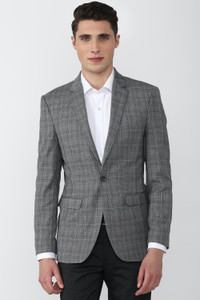 PETER ENGLAND Checkered Single Breasted Formal Men Blazer