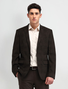 ARROW Checkered Single Breasted Formal Men Blazer