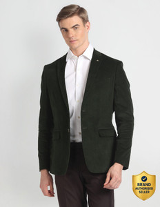 ARROW Solid Single Breasted Formal Men Blazer