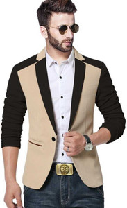 Darbar In Solid Single Breasted Casual Men Blazer