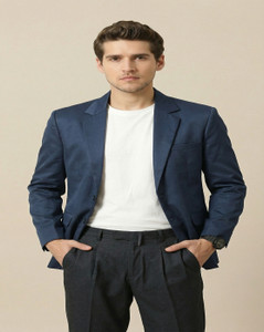 MOONXS Solid Single Breasted Wedding Men Blazer