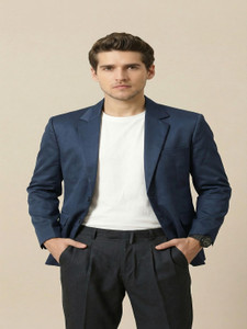 MOONXS Solid Single Breasted Wedding Men Blazer