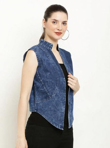 HR FASHION Solid Mandarin Casual Women Blazer