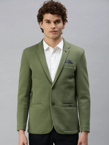 SHOWOFFFF Self Design Single Breasted Casual Men Blazer