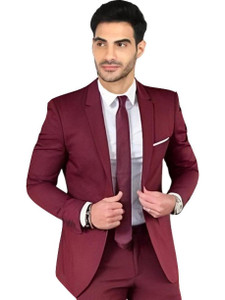 Darbar In Solid Single Breasted Casual, Festive & Wedding, Formal, Lounge Wear, Party Men Blazer