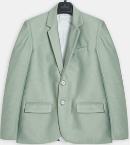 Charchit Solid Single Breasted Party Boys Blazer