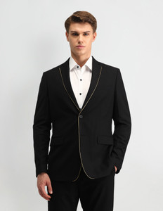 ARROW Solid Single Breasted Formal Men Blazer