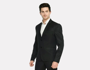 FIVEFEB Solid Single Breasted Formal, Casual, Wedding Men Blazer